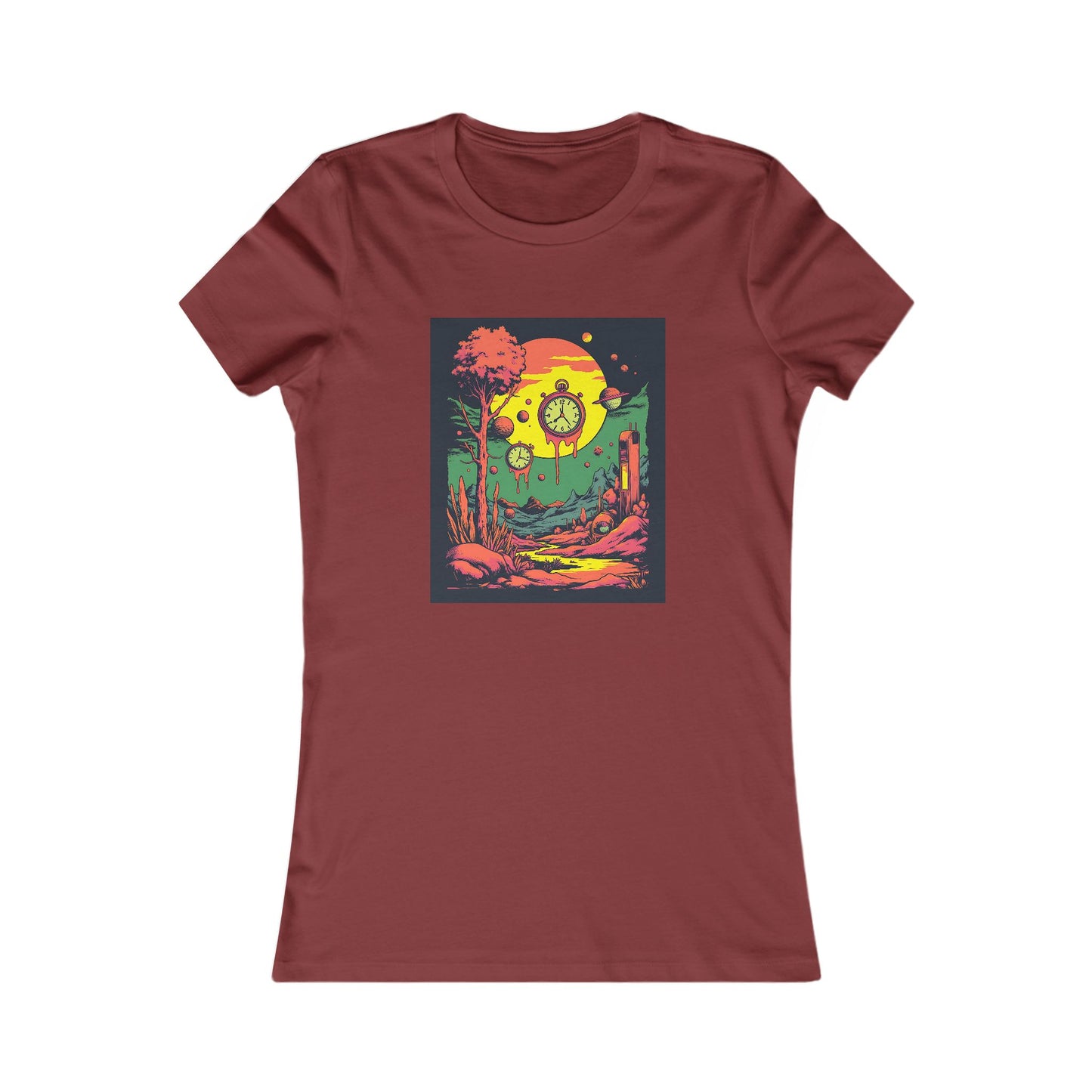 Women's Favorite Tee | Surreal Dripping Geometry