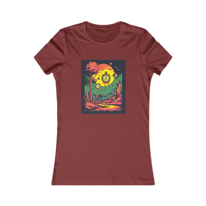 Women's Favorite Tee | Surreal Dripping Geometry