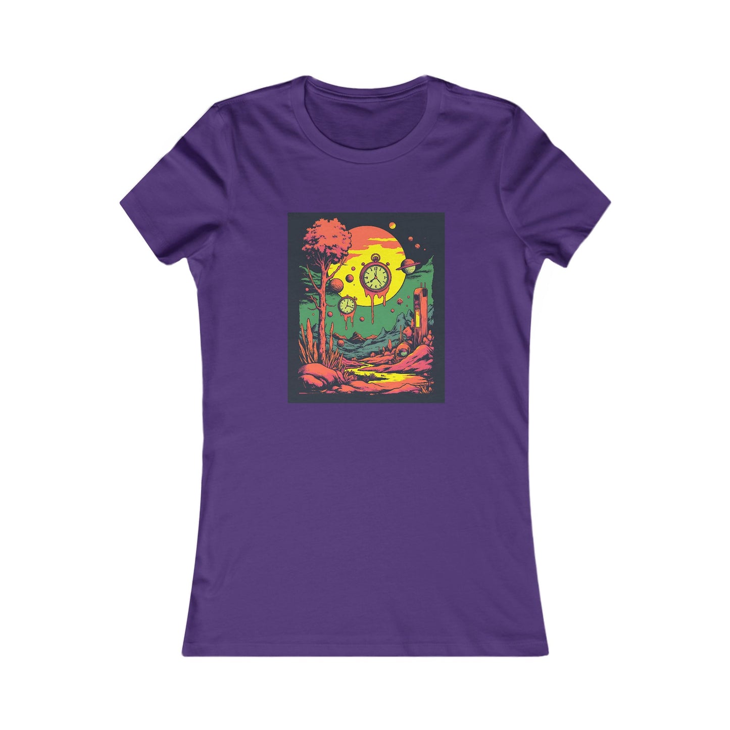 Women's Favorite Tee | Surreal Dripping Geometry