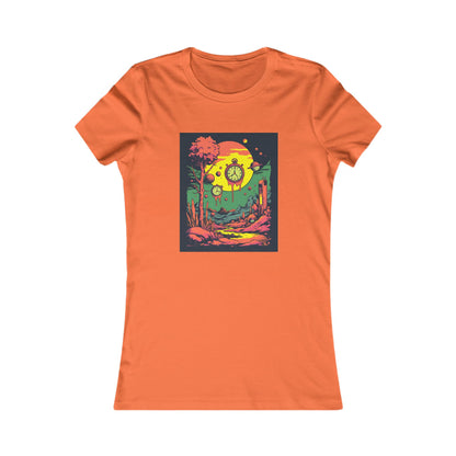 Women's Favorite Tee | Surreal Dripping Geometry
