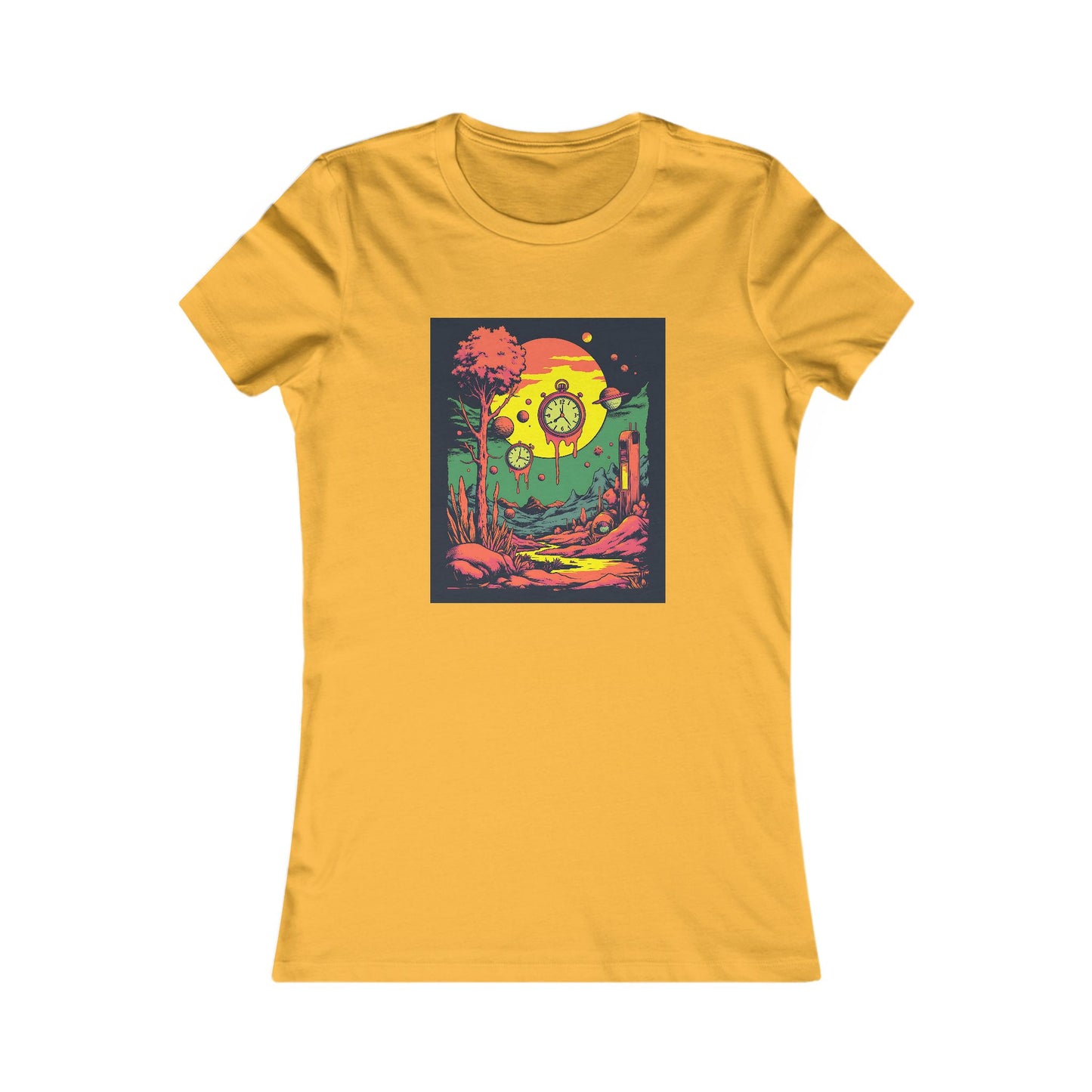 Women's Favorite Tee | Surreal Dripping Geometry
