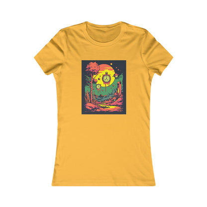 Women's Favorite Tee | Surreal Dripping Geometry