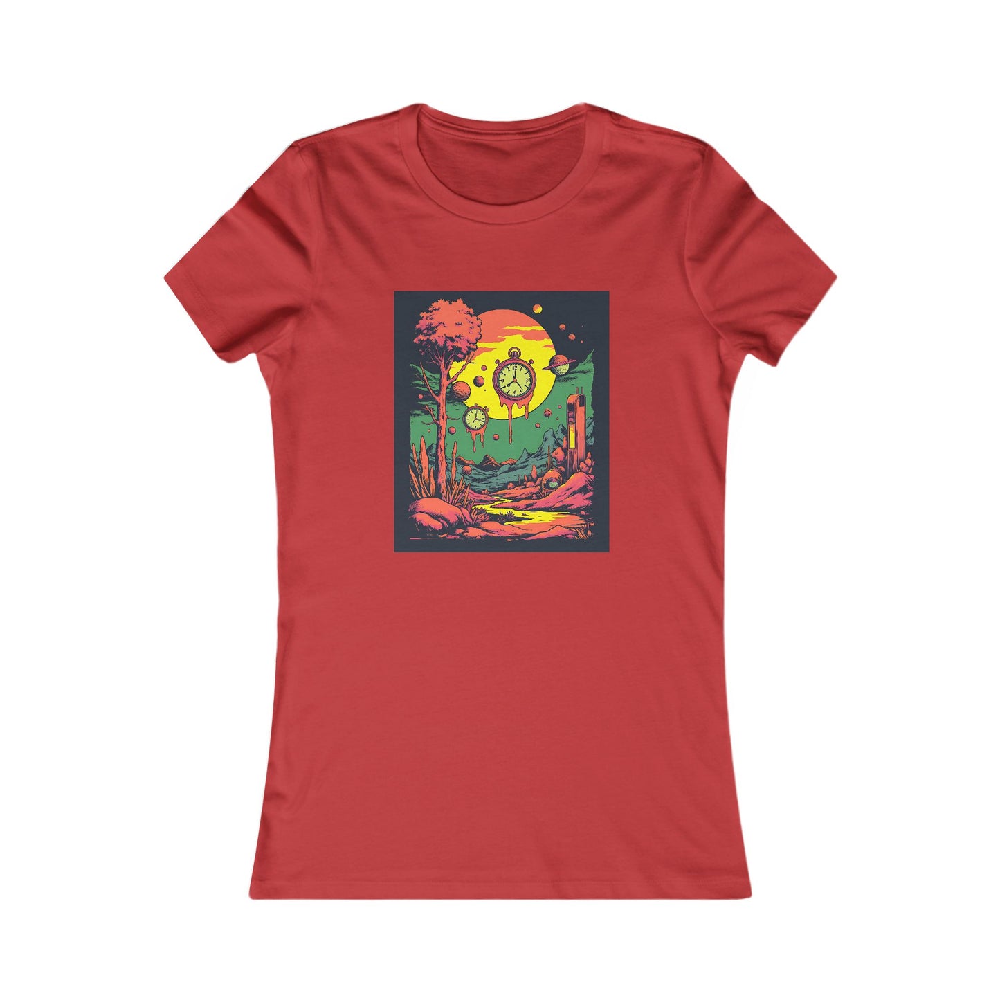 Women's Favorite Tee | Surreal Dripping Geometry