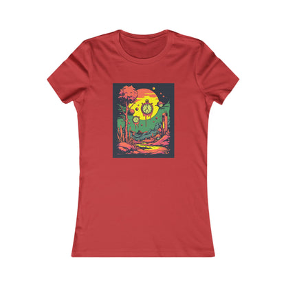 Women's Favorite Tee | Surreal Dripping Geometry