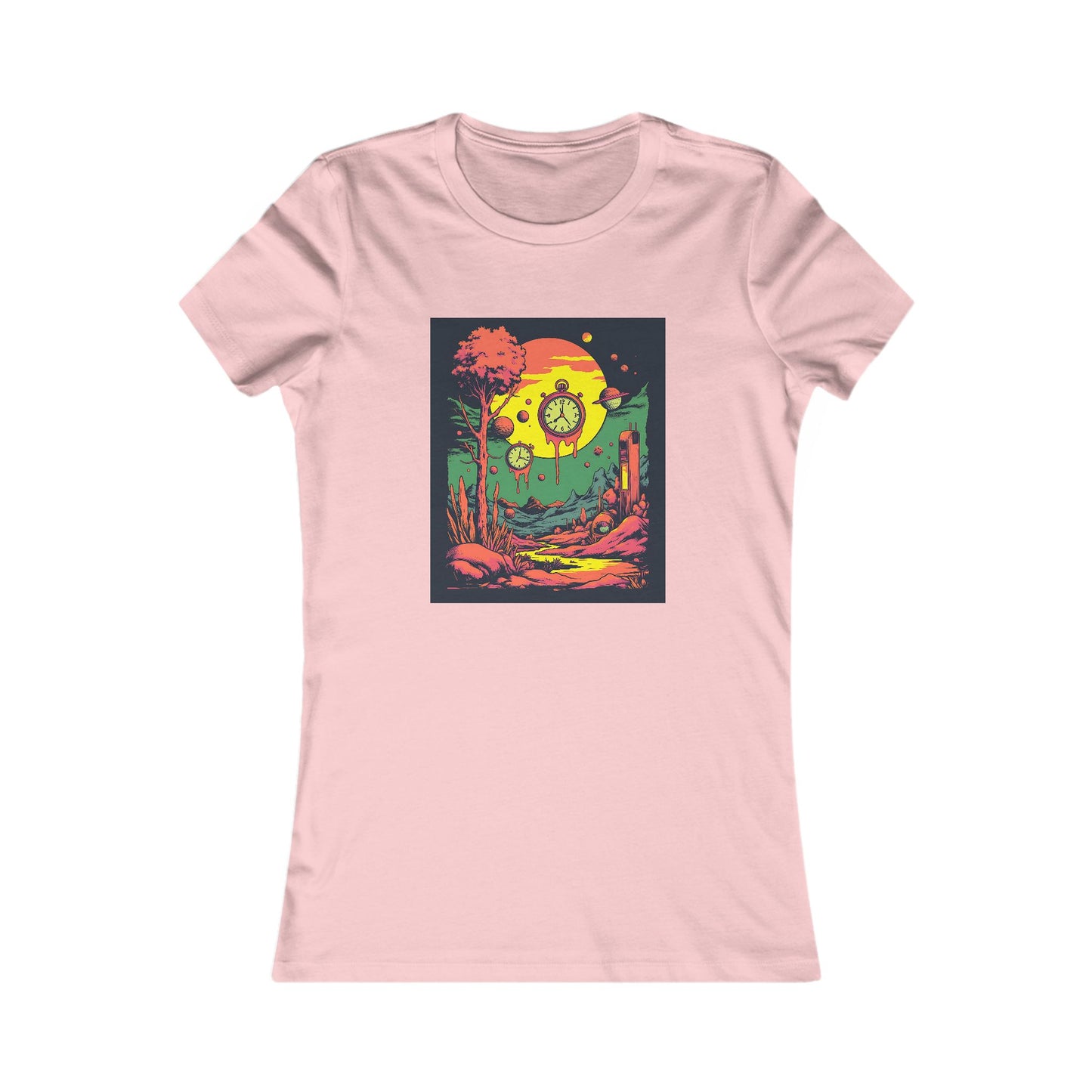 Women's Favorite Tee | Surreal Dripping Geometry
