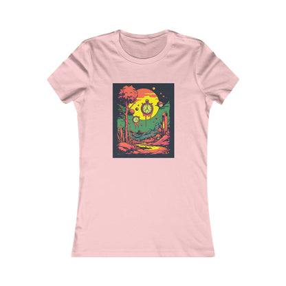 Women's Favorite Tee | Surreal Dripping Geometry