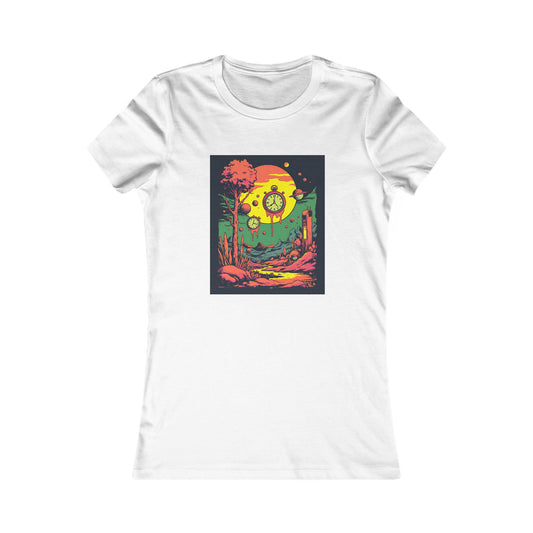 Women's Favorite Tee | Surreal Dripping Geometry
