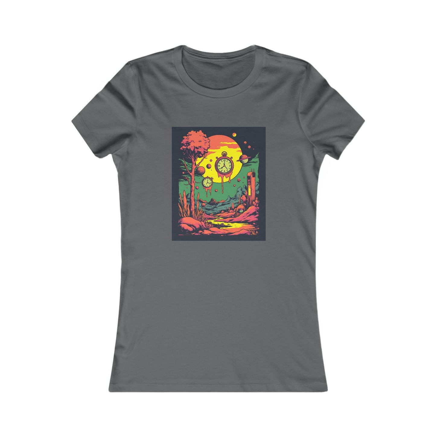 Women's Favorite Tee | Surreal Dripping Geometry