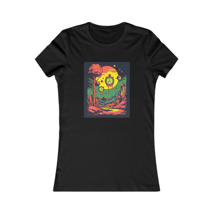 Women's Favorite Tee | Surreal Dripping Geometry