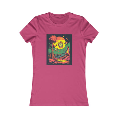 Women's Favorite Tee | Surreal Dripping Geometry