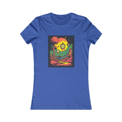 Women's Favorite Tee | Surreal Dripping Geometry