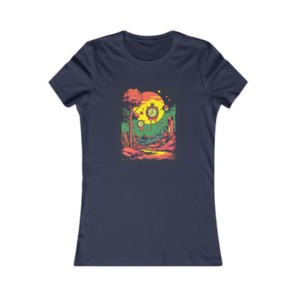 Women's Favorite Tee | Surreal Dripping Geometry
