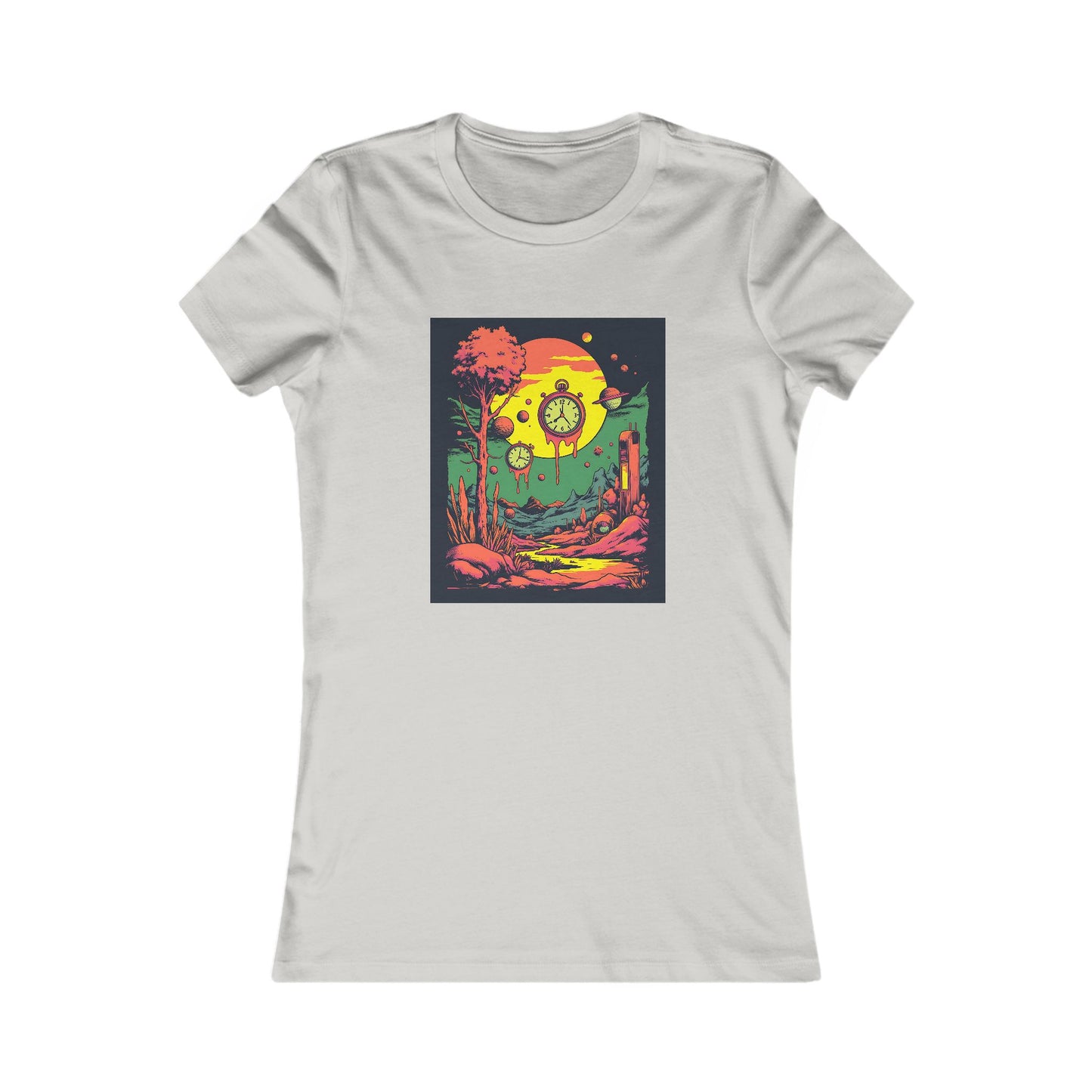 Women's Favorite Tee | Surreal Dripping Geometry