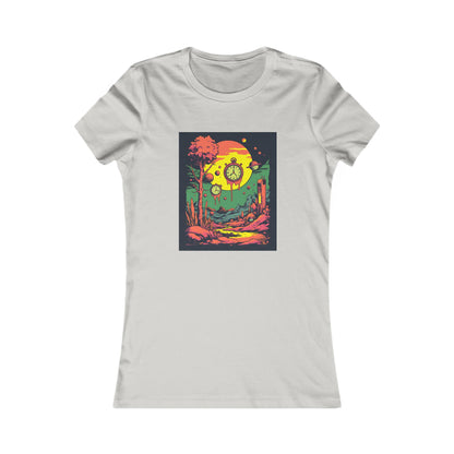 Women's Favorite Tee | Surreal Dripping Geometry