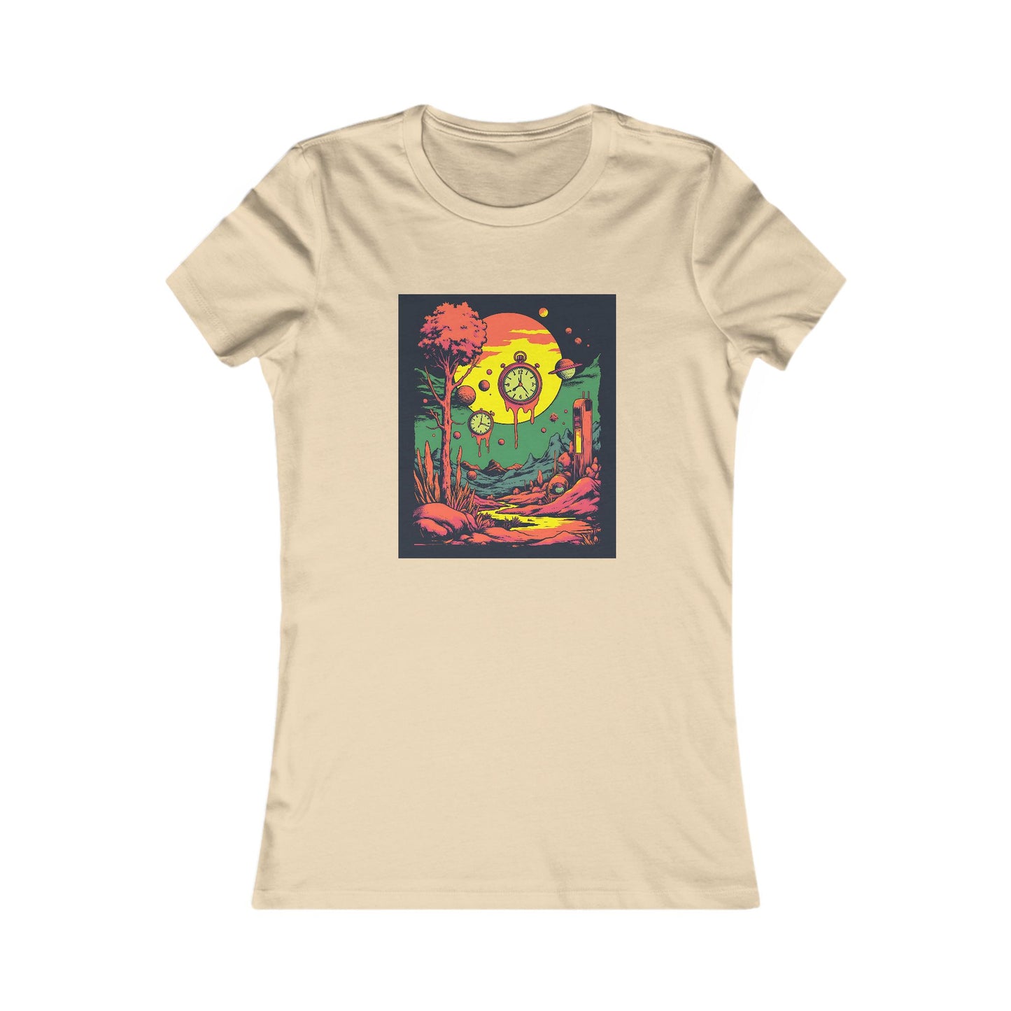 Women's Favorite Tee | Surreal Dripping Geometry