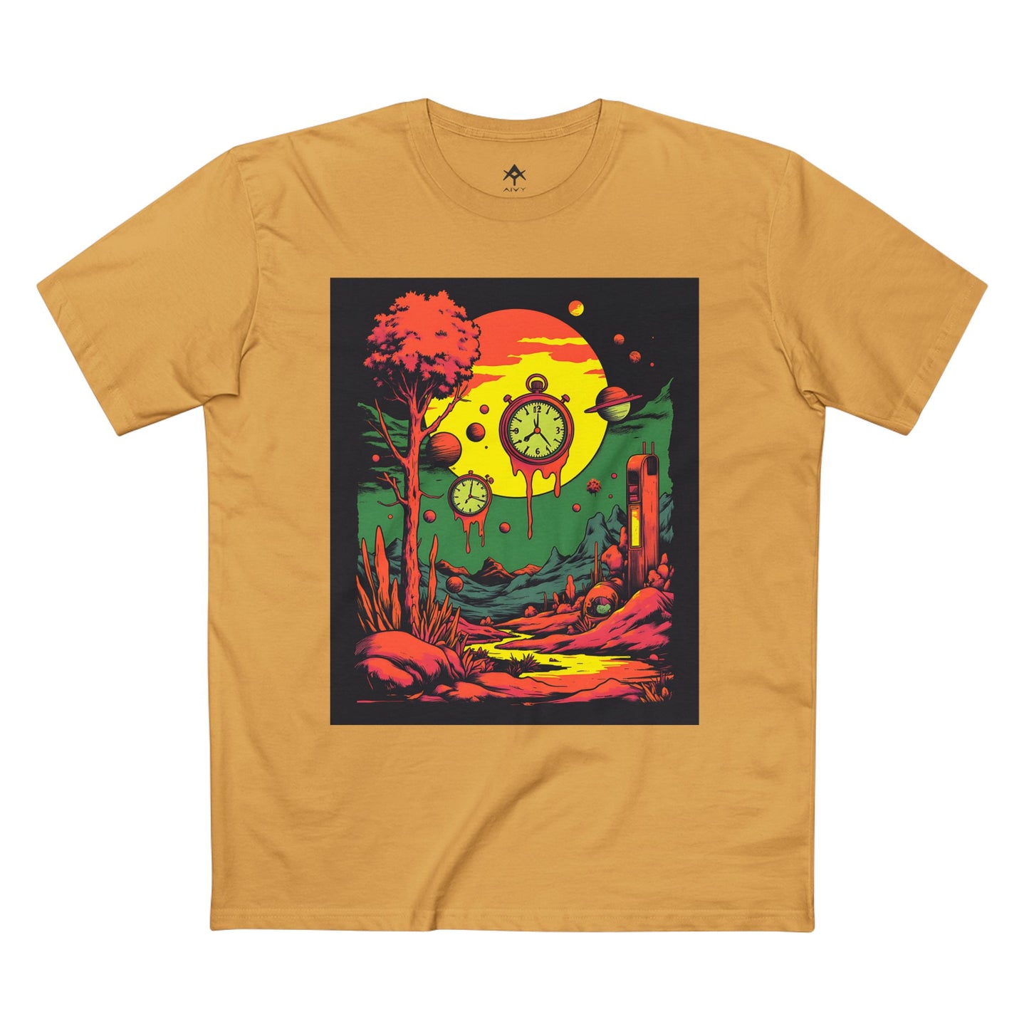 Adult Staple Tee | Surreal Dripping Geometry