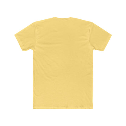 Unisex Cotton Crew Tee | Surreal Dripping Geometry