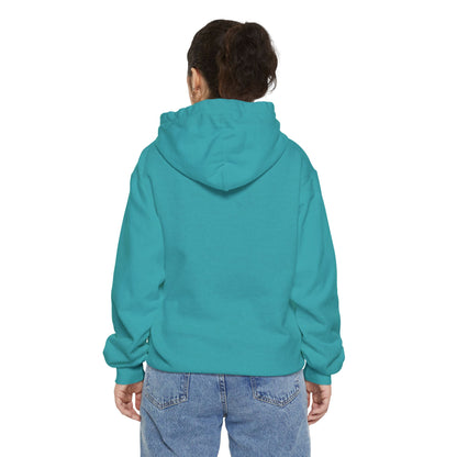 Unisex Garment-Dyed Hoodie | Surreal Dripping Geometry