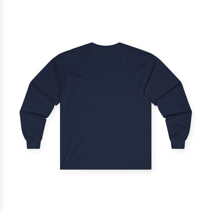 Unisex Ultra Cotton Long Sleeve Tee | Y2K Abstract Robot T-Shirt Design