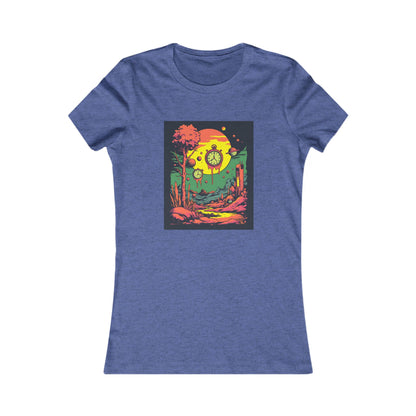 Women's Favorite Tee | Surreal Dripping Geometry