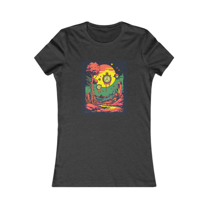 Women's Favorite Tee | Surreal Dripping Geometry
