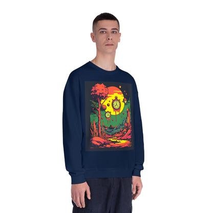 Unisex NuBlend® Crewneck Sweatshirt | Surreal Dripping Geometry