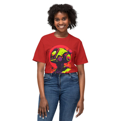 Unisex HD Cotton™ T-shirt | Y2K Abstract Robot T-Shirt Design