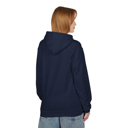 Unisex Midweight Softstyle Fleece Hoodie | Surreal Dripping Geometry