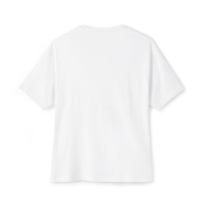 Unisex Oversized Boxy Tee | Surreal Dripping Geometry
