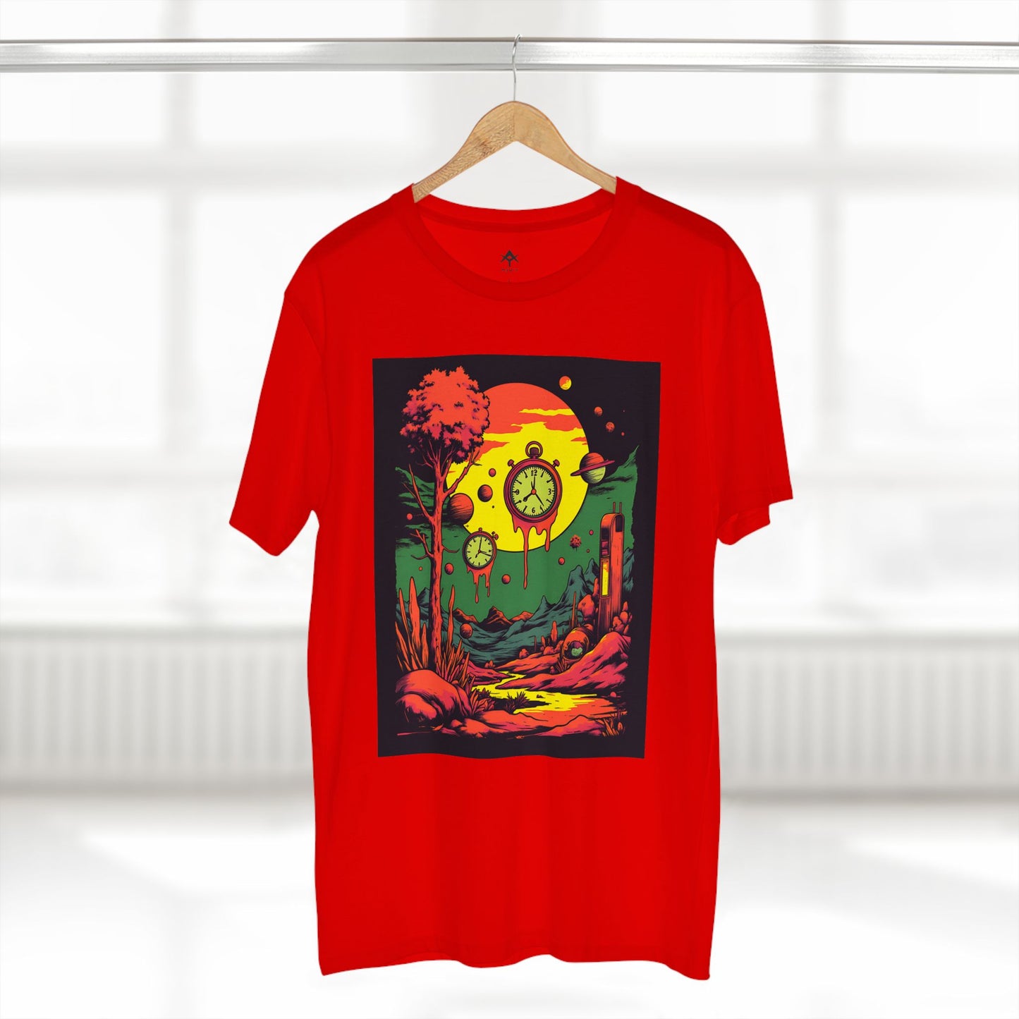 Adult Staple Tee | Surreal Dripping Geometry