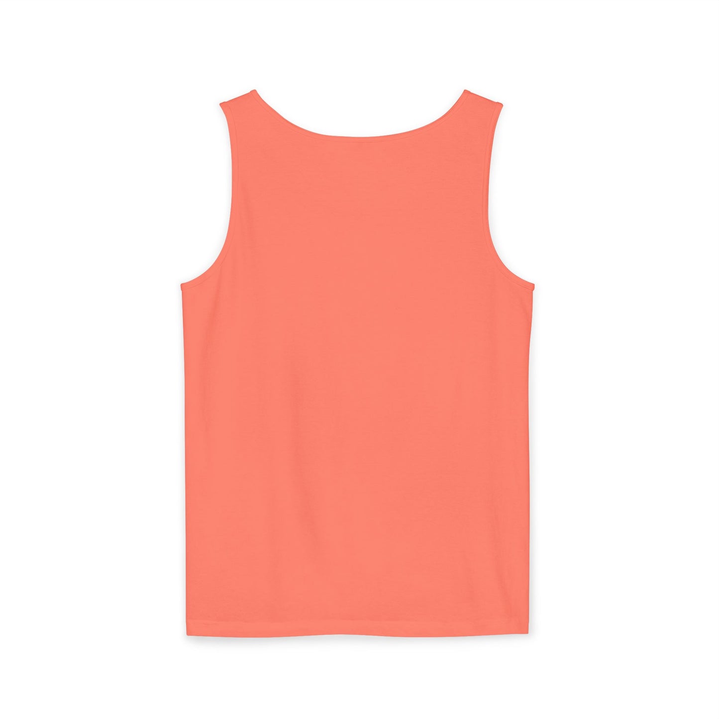 Unisex Garment-Dyed Tank Top | Surreal Dripping Geometry