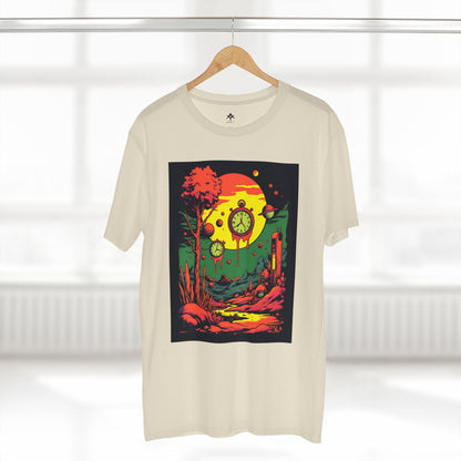 Adult Staple Tee | Surreal Dripping Geometry