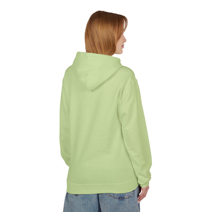 Unisex Midweight Softstyle Fleece Hoodie | Surreal Dripping Geometry