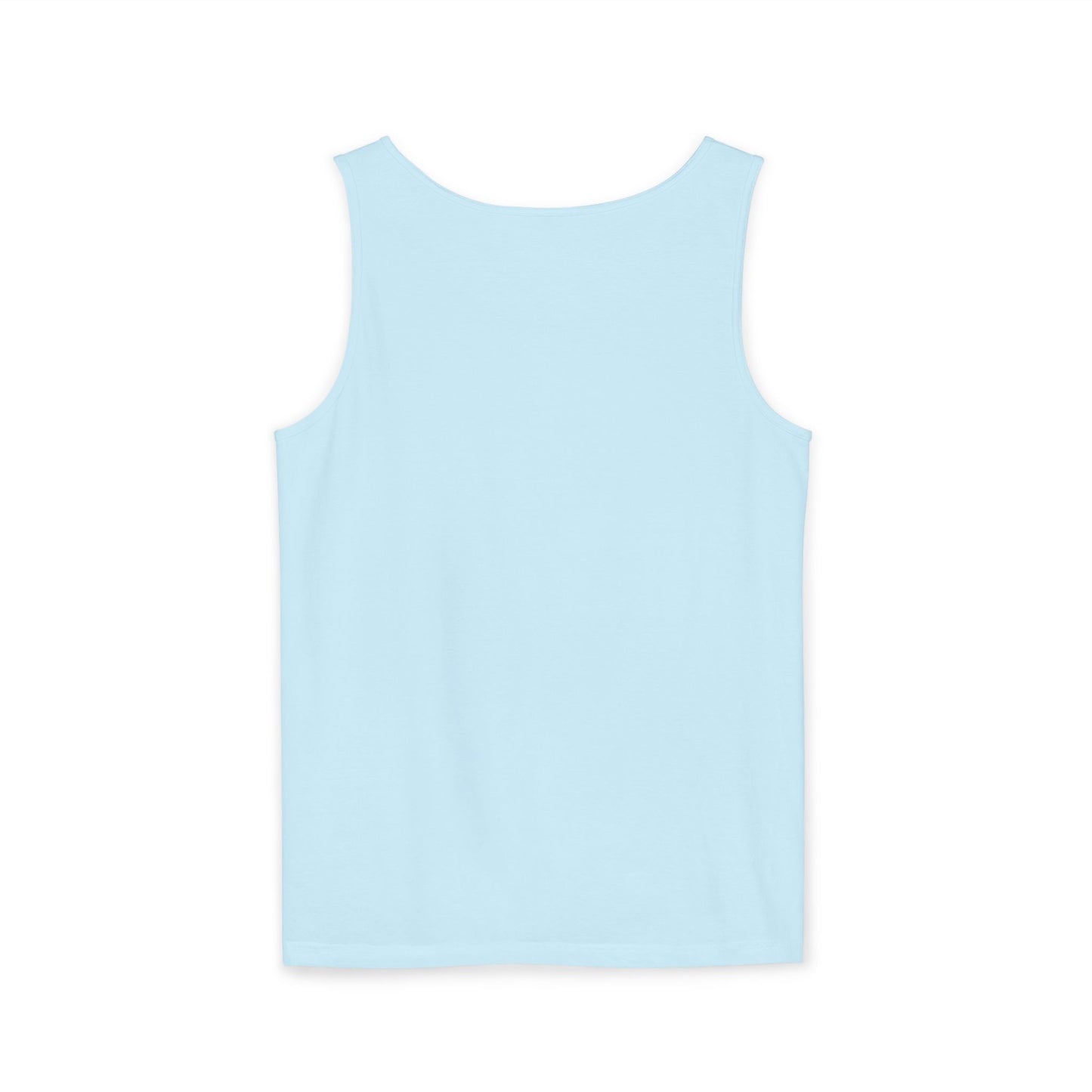 Unisex Garment-Dyed Tank Top | Surreal Dripping Geometry