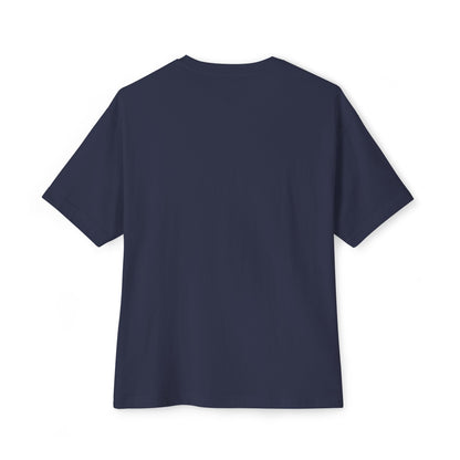 Unisex Oversized Boxy Tee | Surreal Dripping Geometry
