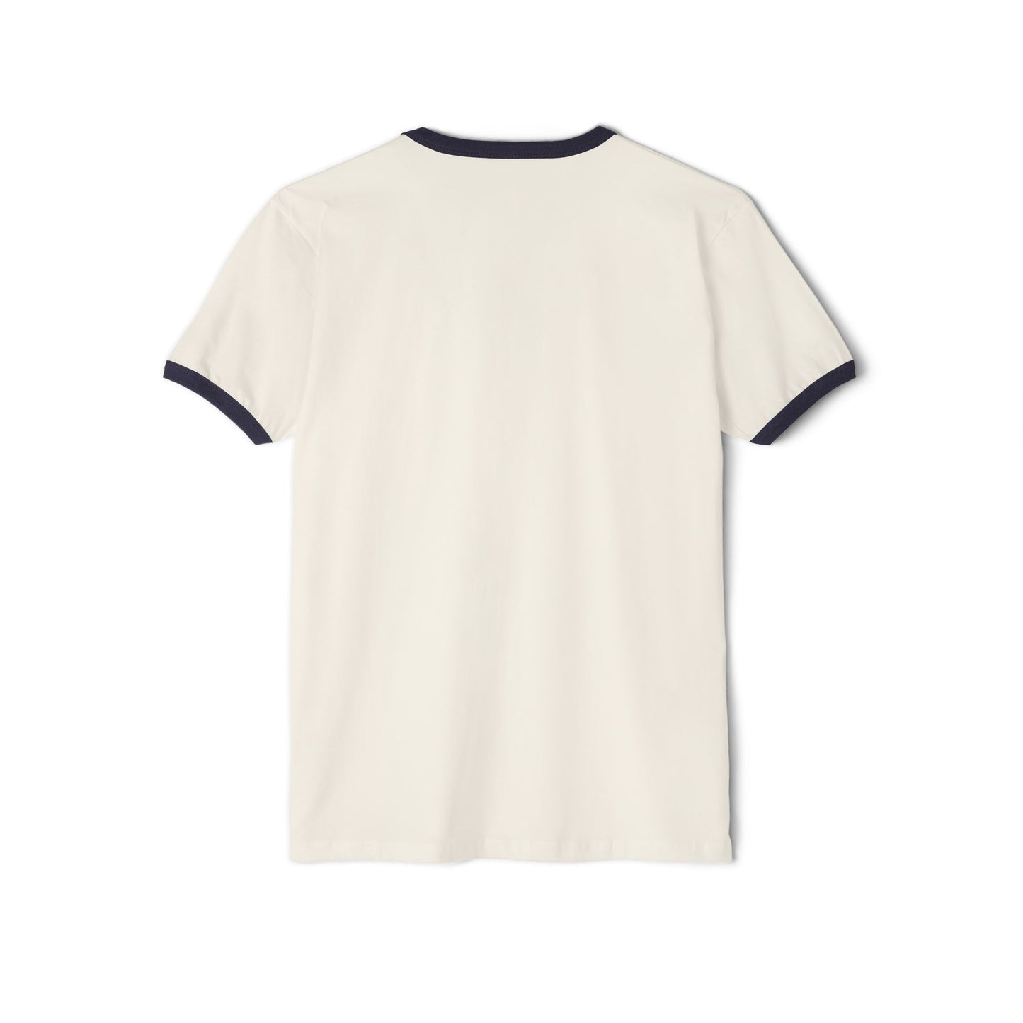 Unisex Cotton Ringer T-Shirt | Surreal Dripping Geometry