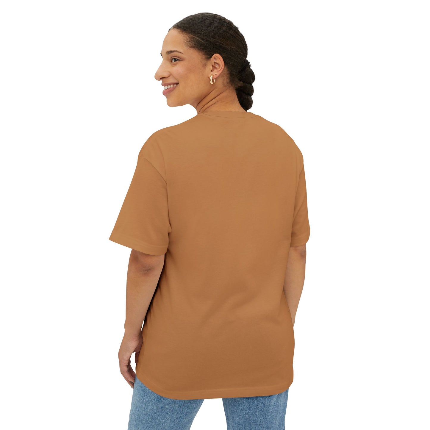 Unisex Oversized Boxy Tee | Surreal Dripping Geometry