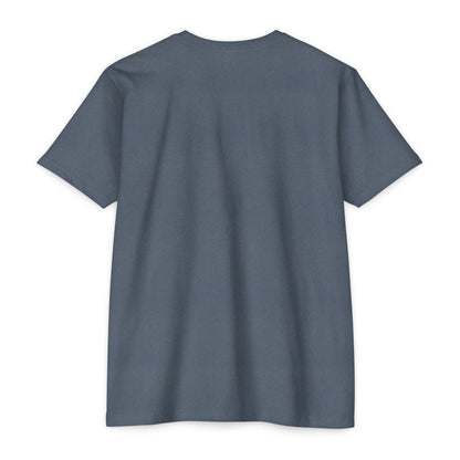 Unisex CVC Jersey T-shirt | Surreal Dripping Geometry