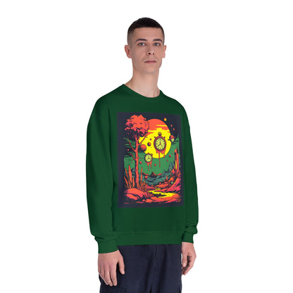 Unisex NuBlend® Crewneck Sweatshirt | Surreal Dripping Geometry