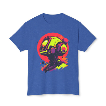 Unisex HD Cotton™ T-shirt | Y2K Abstract Robot T-Shirt Design