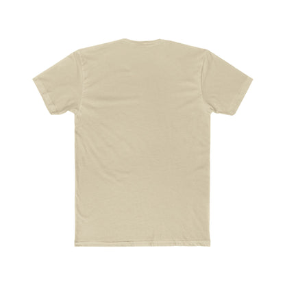 Unisex Cotton Crew Tee | Surreal Dripping Geometry