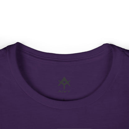 Women's Softstyle Tee | Surreal Dripping Geometry