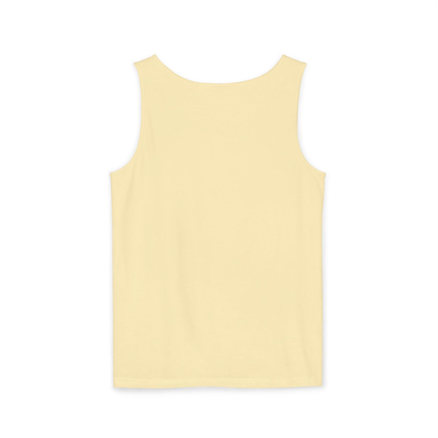 Unisex Garment-Dyed Tank Top | Surreal Dripping Geometry
