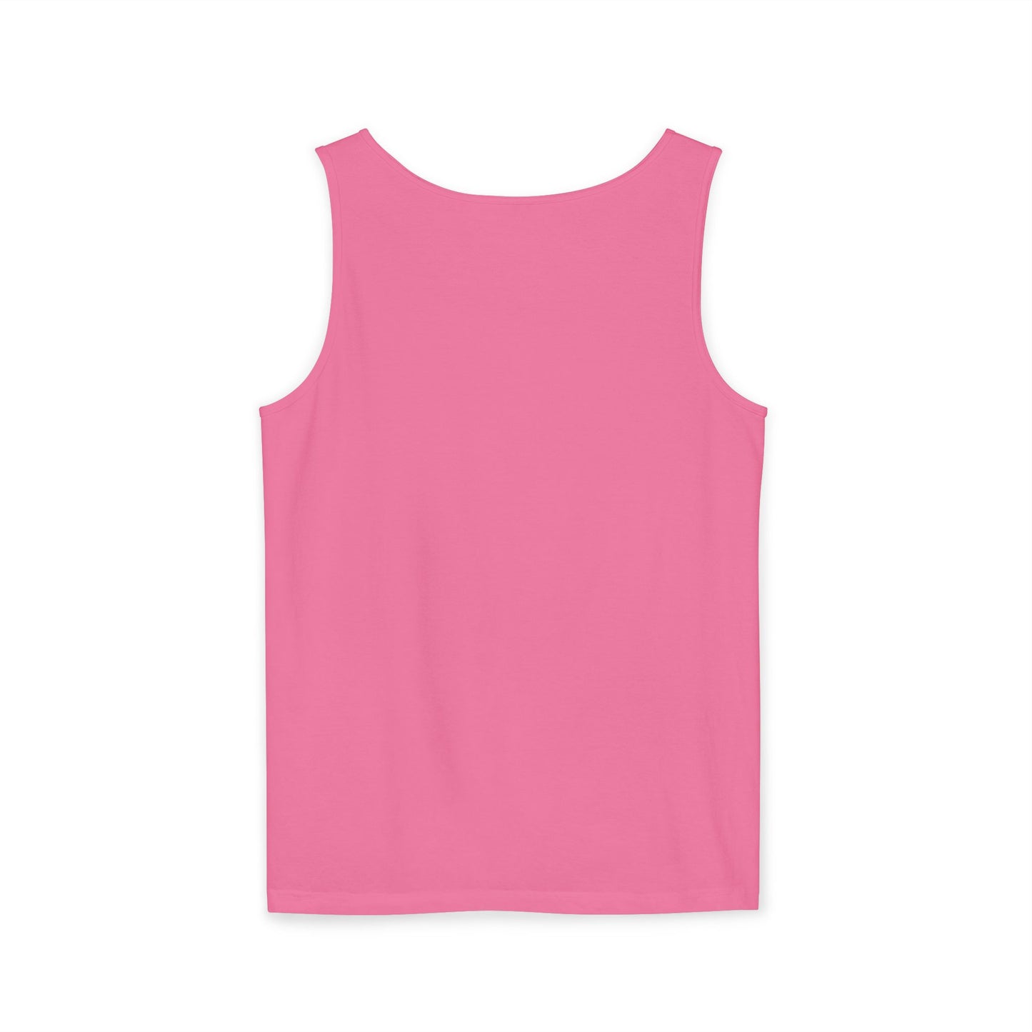 Unisex Garment-Dyed Tank Top | Surreal Dripping Geometry