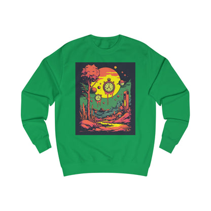 Unisex Sweatshirt | Surreal Dripping Geometry