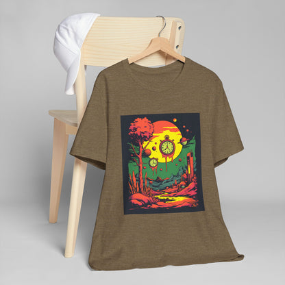 Unisex Jersey T-Shirt | Surreal Dripping Geometry