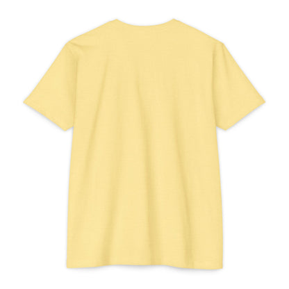 Unisex CVC Jersey T-shirt | Surreal Dripping Geometry
