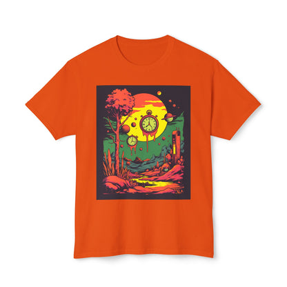 Unisex HD Cotton™ T-shirt | Surreal Dripping Geometry