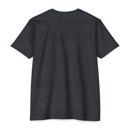 Unisex CVC Jersey T-shirt | Surreal Dripping Geometry