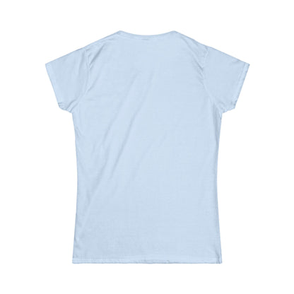Women's Softstyle Tee | Surreal Dripping Geometry